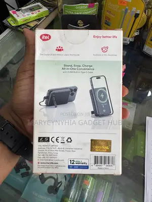 Itel Magnetic Wireless Power Bank 10000mAh