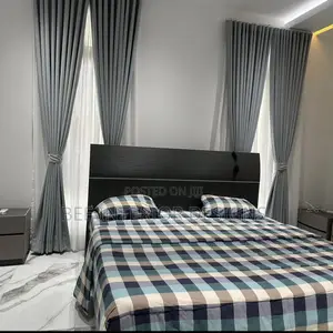 Plain Gray Curtain - Home Interiors