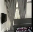 Plain Gray Curtain - Home Interiors - 2