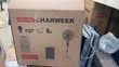 16-inch Rechargeable Solar Fan - 1
