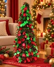 Bishiyar Kirsimeti ta Tinsel Mai Girman 50cm - 2