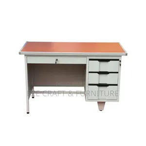 4ft Metal Office Table - Knock-Down Structure