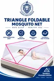 Foldable Triangle Mosquito Net - No Installation Bed Canopy - 1