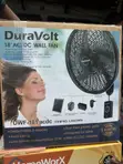 Duravolt 18" AC/DC Wall Fan - 2