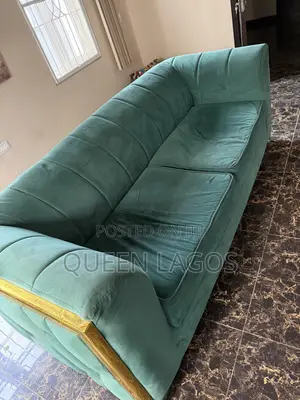 Home Interiors 4 Seater Sofa Set - Green