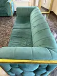 Home Interiors 4 Seater Sofa Set - Green - 2