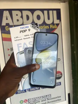 Tecno Pop 9 128GB Baki - An Yi Amfani Da Shi