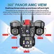 Triple Lens Solar CCTV Camera - 2