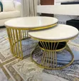 2-in-1 Elegant Marble Center Table - 1