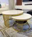 2-in-1 Elegant Marble Center Table - 3