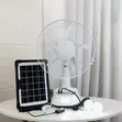 Rechargeable Fan with LED Light & USB Charging - 2