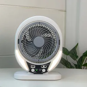 Rechargeable Fan with LED Light & USB