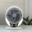 Rechargeable Fan with LED Light & USB - 2