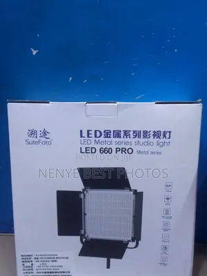 Sutefoto LED 660 Pro Fitilar Studio
