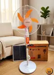 Solar Standing Fan with Bulb - 1
