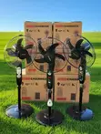 Solar Standing Fan with Bulb - 3