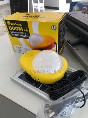 Sun King Boom Fitila Mai Sauya Rana 3-in-1