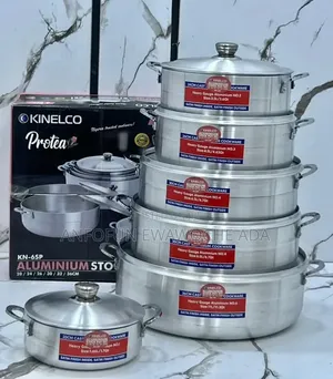 Kinelco 6-Piece Aluminium Pot Set