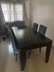 Complete Dining Table Set with 6 Chairs - 2