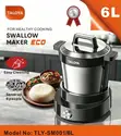 TALOYA 6L Mai Yin Abincin Swallow Na Lantarki / Injin Fufu - 1