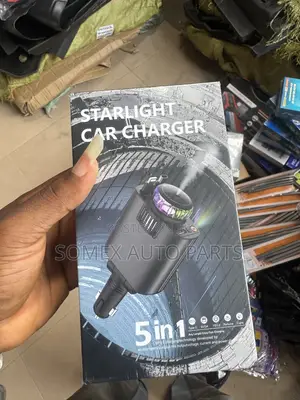 5-in-1 Car Charger with Roof Light
