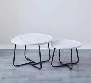 2-in-1 Katako Sama Madauwari Cibiyar Tebur
