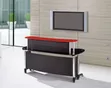 Boss Office Products Gilash Top Receptionist Table - 3
